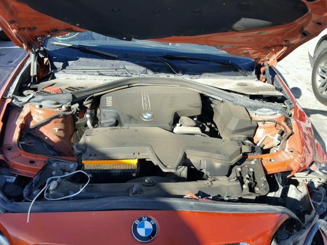 WBA1F5C52EV255649 - 2014 BMW 228 I ORANGE photo 7