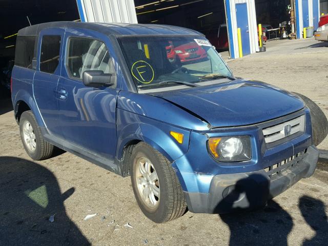 5J6YH28798L019238 - 2008 HONDA ELEMENT EX BLUE photo 1