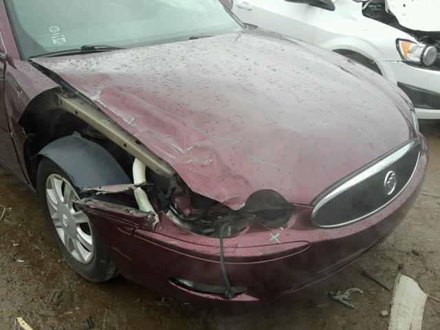 2G4WC552871118820 - 2007 BUICK LACROSSE C MAROON photo 9