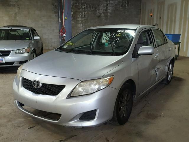 JTDBL40E09J016998 - 2009 TOYOTA COROLLA SILVER photo 2