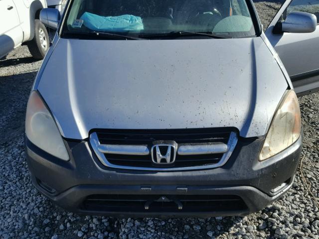 SHSRD78813U134996 - 2003 HONDA CR-V EX SILVER photo 7