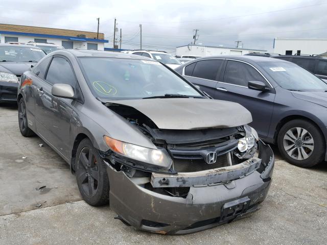 2HGFG12918H524161 - 2008 HONDA CIVIC EXL ნაცრისფერი ფოტო 1