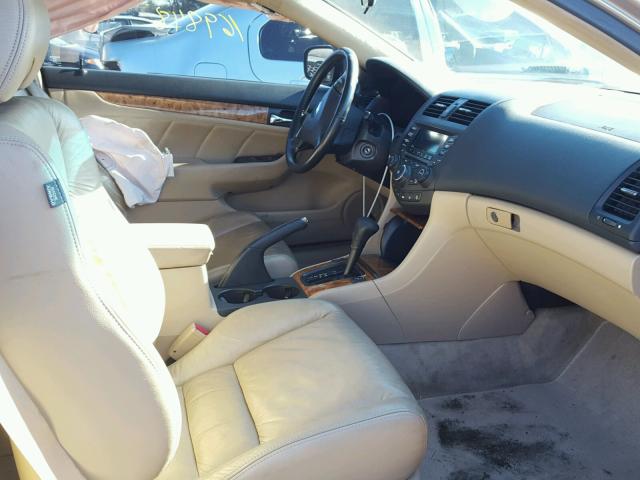 1HGCM82634A011089 - 2004 HONDA ACCORD EX GOLD photo 5