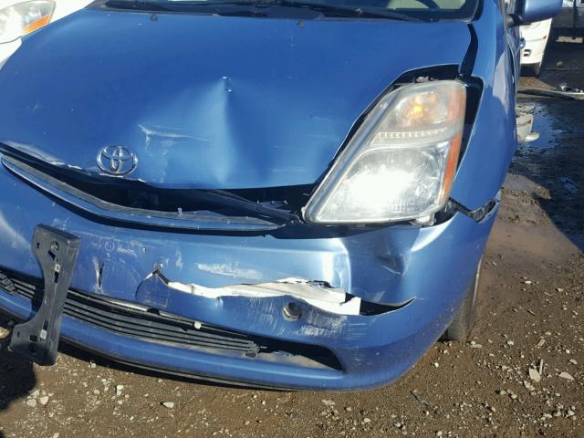 JTDKB20U667501704 - 2006 TOYOTA PRIUS BLUE photo 9