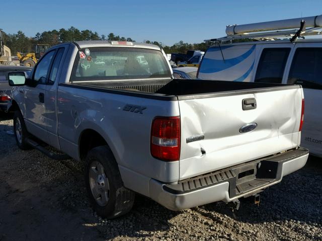 1FTRF12257NA73243 - 2007 FORD F150 SILVER photo 3