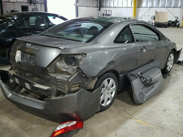 2HGFG11647H571061 - 2007 HONDA CIVIC LX SILVER photo 4