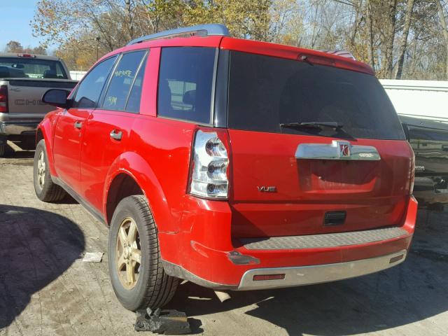 5GZCZ33D37S845442 - 2007 SATURN VUE RED photo 3