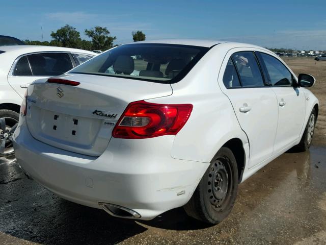 JS2RF9A16C6100726 - 2012 SUZUKI KIZASHI S WHITE photo 4