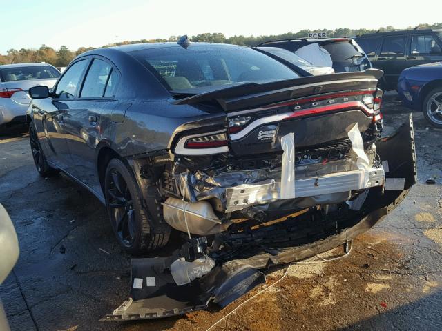 2C3CDXHG1GH312754 - 2016 DODGE CHARGER SX GRAY photo 3