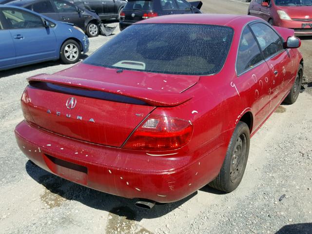 19UYA42631A010365 - 2001 ACURA 3.2CL TYPE RED photo 4