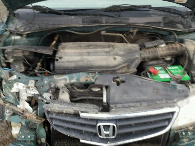 2HKRL18672H528363 - 2002 HONDA ODYSSEY EX GREEN photo 7