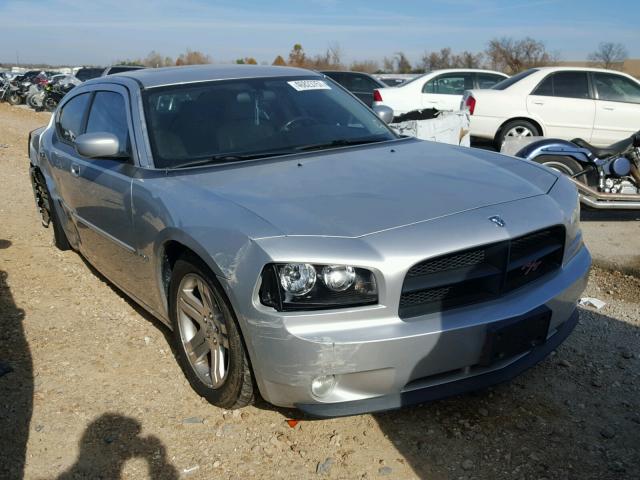 2B3KA53H67H614336 - 2007 DODGE CHARGER R/ SILVER photo 1