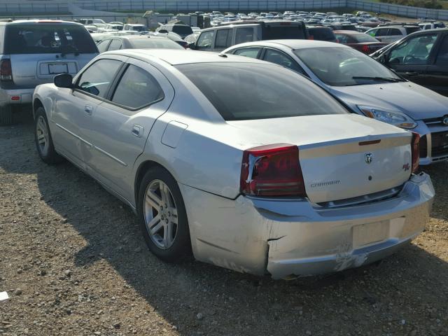 2B3KA53H67H614336 - 2007 DODGE CHARGER R/ SILVER photo 3