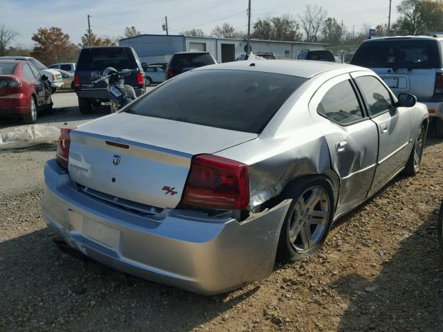 2B3KA53H67H614336 - 2007 DODGE CHARGER R/ SILVER photo 4