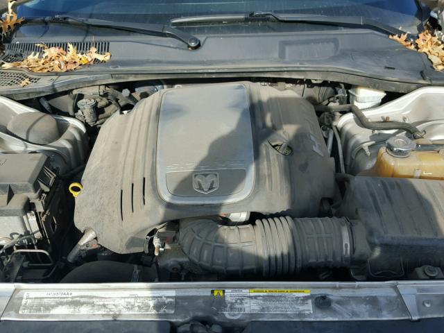 2B3KA53H67H614336 - 2007 DODGE CHARGER R/ SILVER photo 7