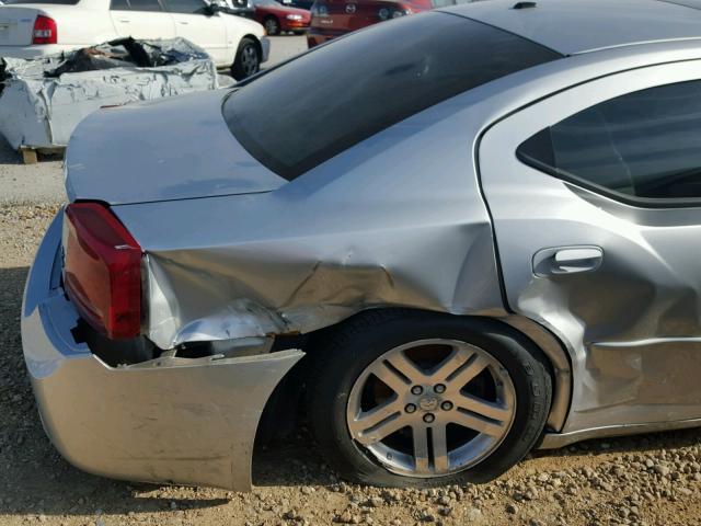 2B3KA53H67H614336 - 2007 DODGE CHARGER R/ SILVER photo 9