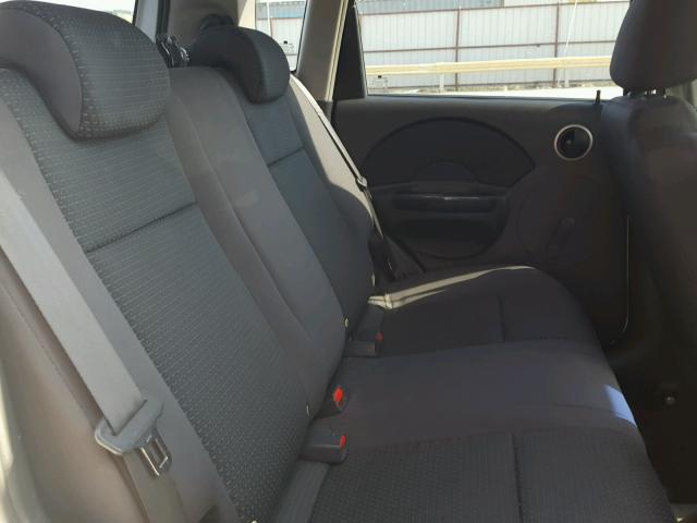 KL1TD66617B721353 - 2007 CHEVROLET AVEO BASE WHITE photo 6