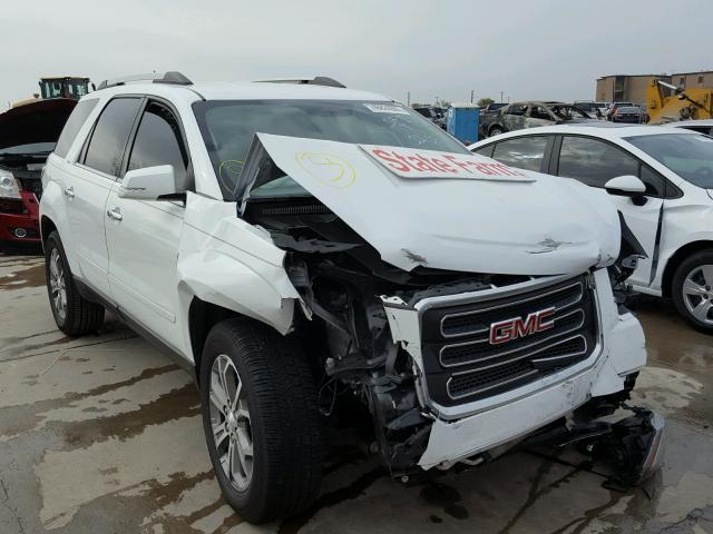 1GKKRRKDXGJ200685 - 2016 GMC ACADIA SLT WHITE photo 1