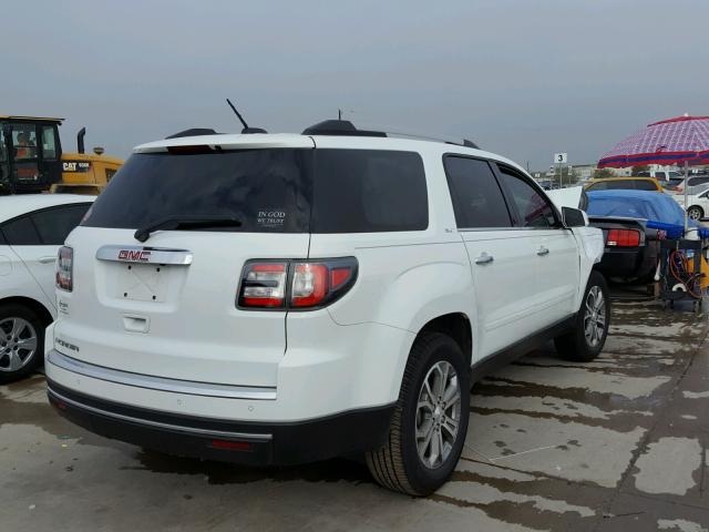 1GKKRRKDXGJ200685 - 2016 GMC ACADIA SLT თეთრი ფოტო 4