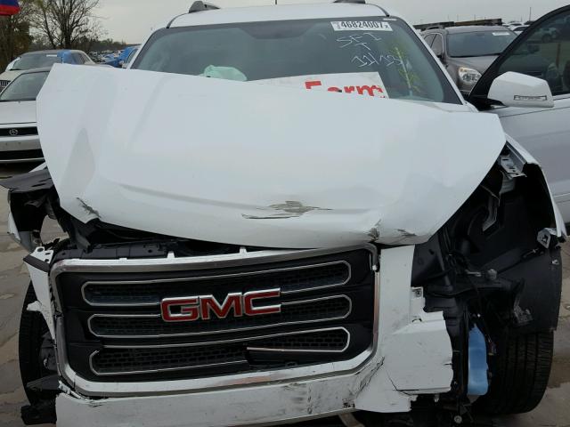 1GKKRRKDXGJ200685 - 2016 GMC ACADIA SLT თეთრი ფოტო 7