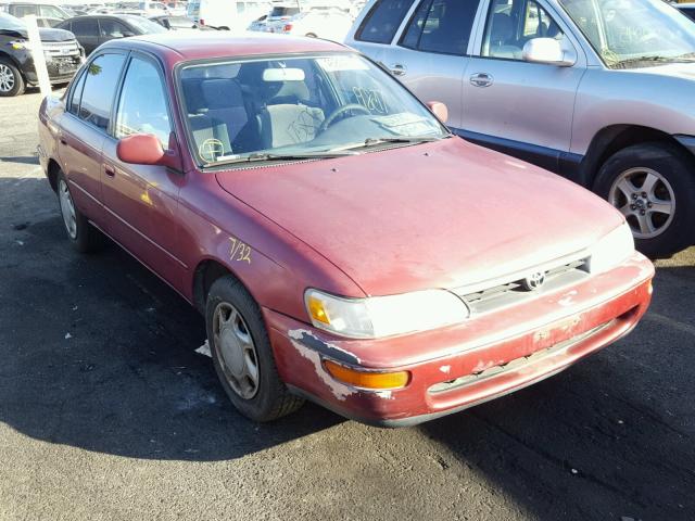 1NXAE00E0PZ103953 - 1993 TOYOTA COROLLA LE RED photo 1