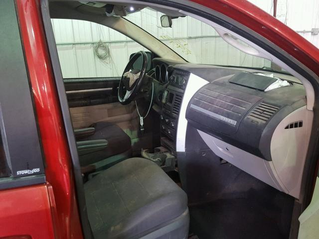 1D8HN54PX8B156993 - 2008 DODGE GRAND CARA RED photo 5