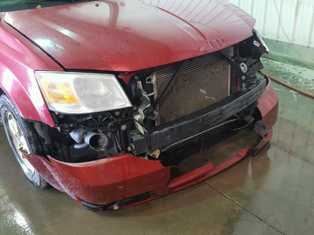 1D8HN54PX8B156993 - 2008 DODGE GRAND CARA RED photo 9