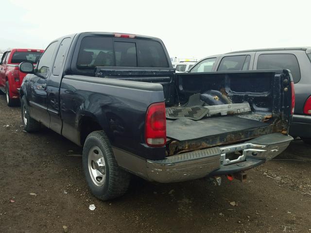 2FTZX17251CA78235 - 2001 FORD F150 BLUE photo 3