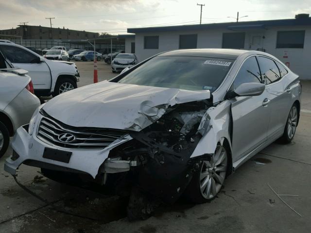 KMHFH4JG3EA345221 - 2014 HYUNDAI AZERA GLS SILVER photo 2