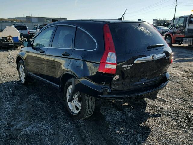 JHLRE4H58BC033753 - 2011 HONDA CR-V EX BLACK photo 3