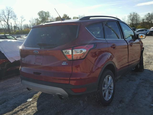 1FMCU9GD9HUC46513 - 2017 FORD ESCAPE SE 红色 照片 4