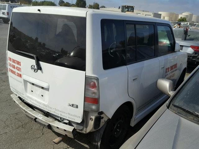 JTLKT324664050134 - 2006 TOYOTA SCION XB Ақ фото 4