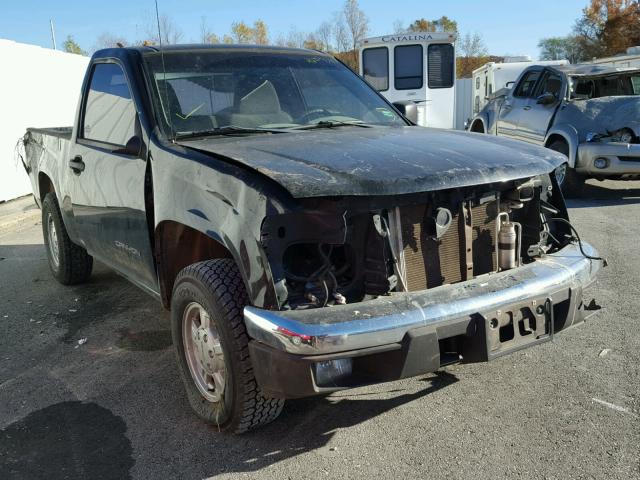 1GTCS148458292533 - 2005 GMC CANYON BLACK photo 1