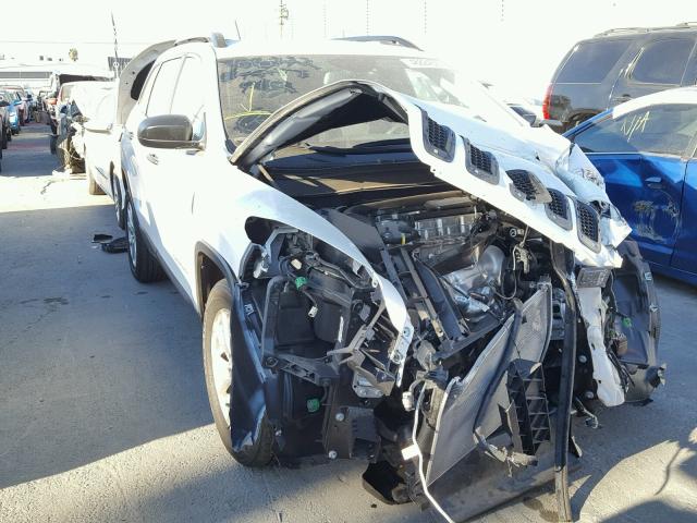 1C4PJLAB0GW201160 - 2016 JEEP CHEROKEE S WHITE photo 1