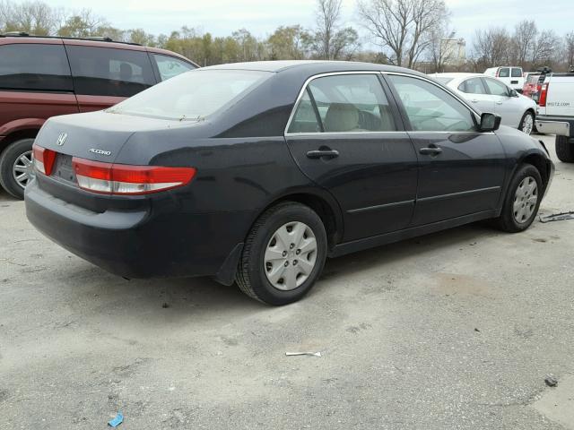 1HGCM56383A106549 - 2003 HONDA ACCORD LX BLACK photo 4