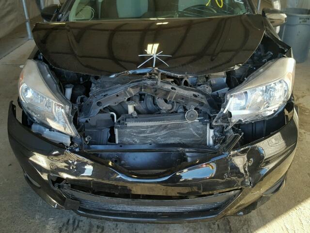 JTDKTUD31DD561513 - 2013 TOYOTA YARIS BLACK photo 9