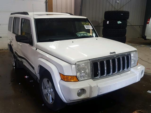 1J8HG48P07C592072 - 2007 JEEP COMMANDER WHITE photo 1