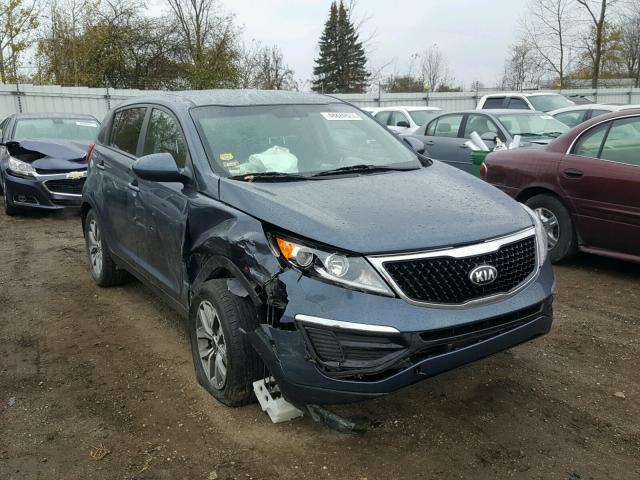 KNDPB3AC9F7782964 - 2015 KIA SPORTAGE L BLUE photo 1