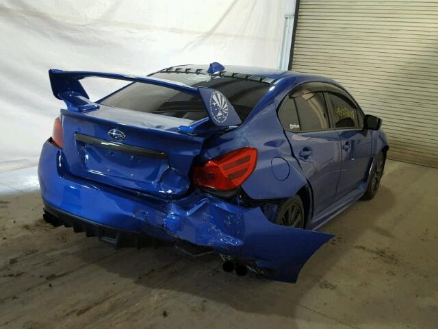 JF1VA1G60F9831866 - 2015 SUBARU WRX LIMITE BLUE photo 4