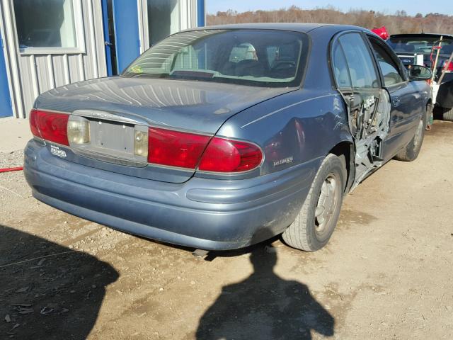 1G4HP54K1YU130828 - 2000 BUICK LESABRE CU BLUE photo 4