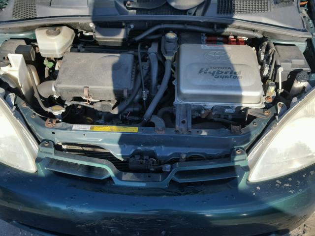 JT2BK12U920055695 - 2002 TOYOTA PRIUS GREEN photo 7