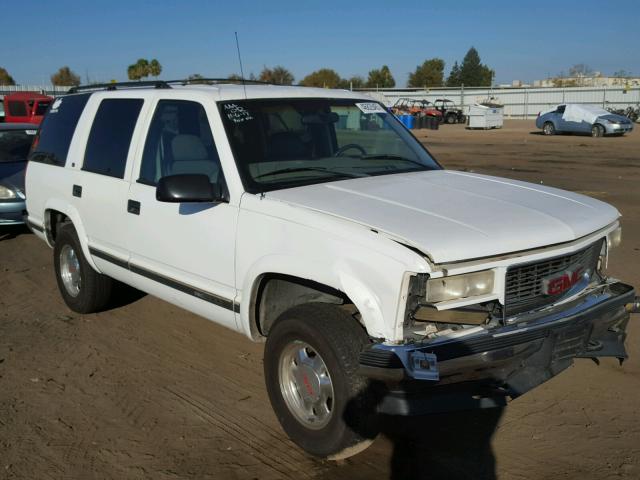 1GKEK13R5WJ720109 - 1998 GMC YUKON WHITE photo 1