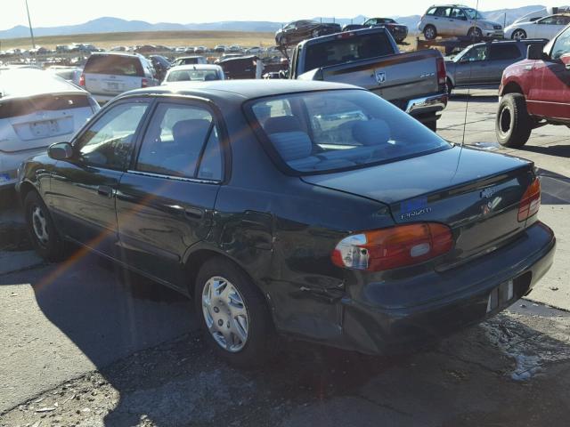 1Y1SK528XYZ433380 - 2000 CHEVROLET GEO PRIZM 绿色 照片 3
