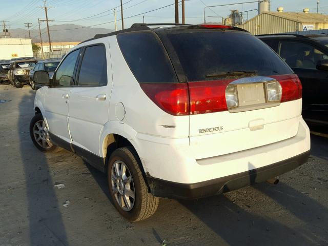 3G5DA03L86S658498 - 2006 BUICK RENDEZVOUS WHITE photo 3