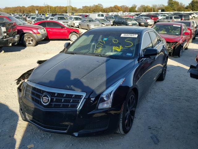 1G6AB5R37D0146073 - 2013 CADILLAC ATS LUXURY BLACK photo 2