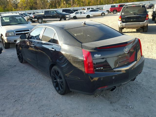 1G6AB5R37D0146073 - 2013 CADILLAC ATS LUXURY BLACK photo 3