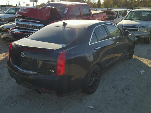 1G6AB5R37D0146073 - 2013 CADILLAC ATS LUXURY BLACK photo 4