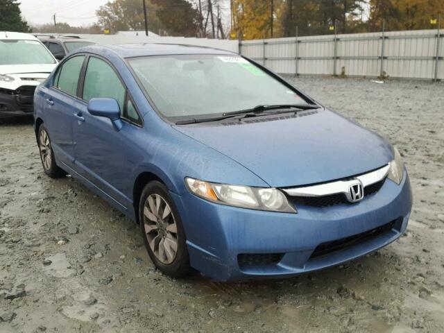 2HGFA1F8XAH512048 - 2010 HONDA CIVIC EX BLUE photo 1