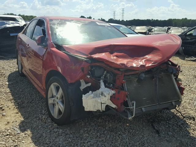 4T1BF1FK6CU562550 - 2012 TOYOTA CAMRY BASE 红色 照片 1