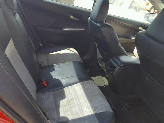 4T1BF1FK6CU562550 - 2012 TOYOTA CAMRY BASE 红色 照片 6